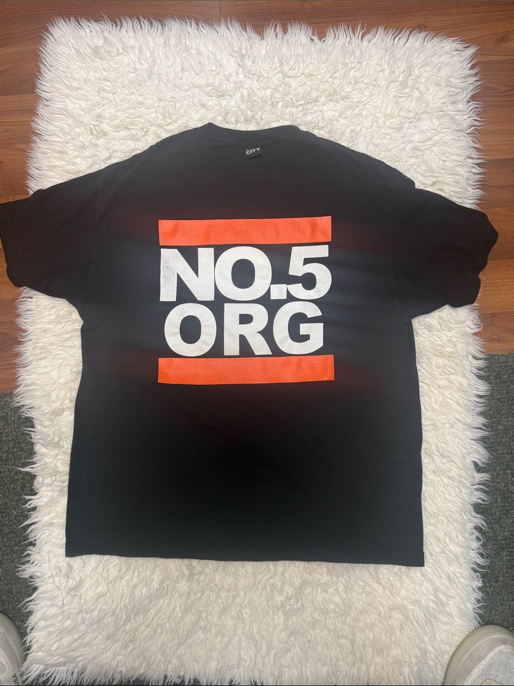 No.5 Orange Tee Shirt